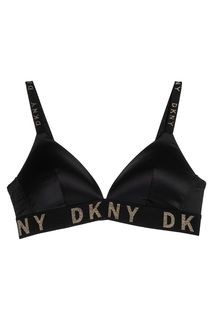Черный бюстгальтер без косточек Dkny