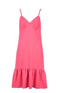 Платье-сарафан розового цвета с воланом Michael Michael Kors