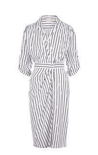 Платье-рубашка в полоску Pinko