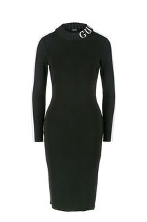 Облегающее трикотажное платье черного цвета Guess