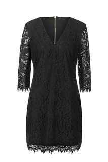 Кружевное платье с треугольным вырезом Guess