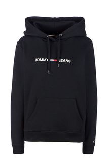 Черная толстовка с вышивкой Tommy Jeans