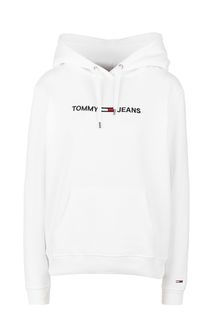 Белая толстовка с вышивкой Tommy Jeans