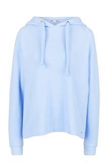 Синяя толстовка с капюшоном Tom Tailor Denim