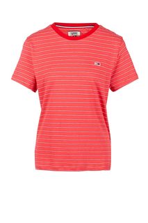 Хлопковая футболка в полоску Tommy Jeans