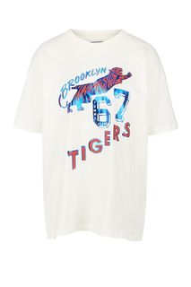 Футболка оверсайз с контрастным принтом Tommy Jeans
