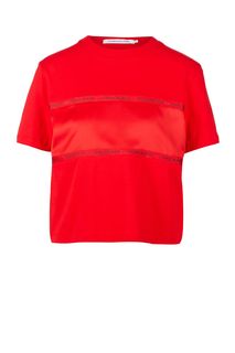 Красная футболка оверсайз Calvin Klein Jeans