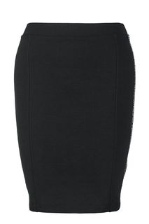Короткая облегающая юбка черного цвета Calvin Klein Jeans