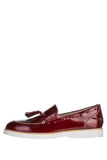 Красные лоферы из натуральной кожи M.Shoes