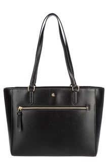 Черная сумка с карманами Lauren Ralph Lauren