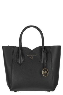 Черная кожаная сумка Mae Michael Michael Kors