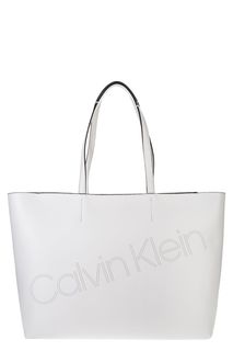 Белая вместительная сумка Calvin Klein Jeans