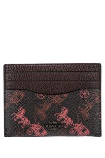 Визитница с логотипом бренда Coach