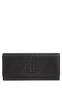 Кожаный кошелек с откидным клапаном Lauren Ralph Lauren