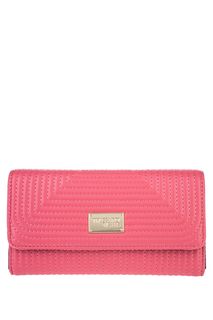Стеганый кошелек цвета фуксии Trussardi Jeans