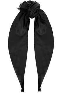 Платок черного цвета Karl Lagerfeld