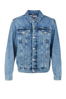 Джинсовая куртка на болтах с карманами Calvin Klein Jeans