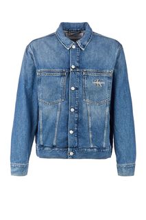 Джинсовая куртка с накладными карманами Calvin Klein Jeans