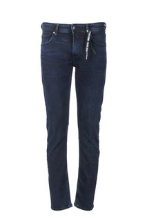 Синие зауженные джинсы с низкой посадкой Piers Tom Tailor Denim