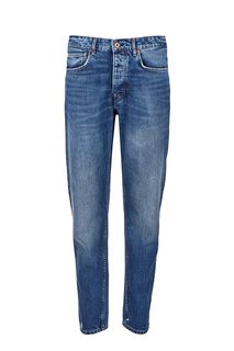 Синие джинсы с заломами и потертостями Callen Pepe Jeans