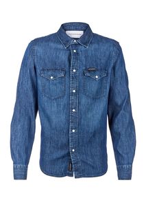 Рубашка на кнопках с нагрудными карманами Calvin Klein Jeans