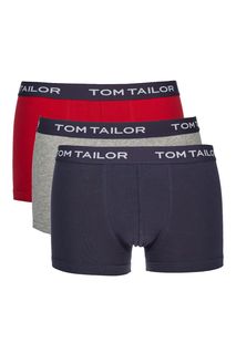 Комплект из трех хлопковых трусов-боксеров Tom Tailor