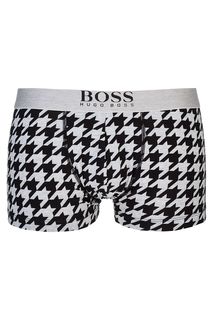 Серые хлопковые трусы-боксеры Hugo Boss