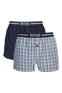 Комплект из двух хлопковых трусов-шорт Hugo Boss