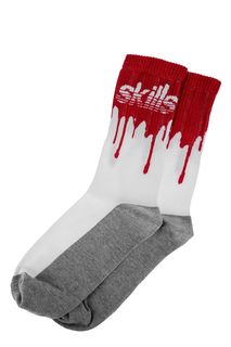 Хлопковые носки с логотипом бренда Skills