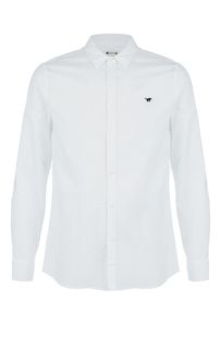 Белая рубашка из хлопка Mustang
