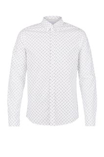 Белая хлопковая рубашка Calvin Klein Jeans