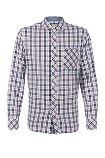 Хлопковая рубашка в клетку Mustang
