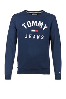 Хлопковый свитшот с логотипом бренда Tommy Jeans