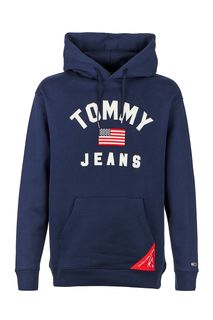 Хлопковая толстовка с декоративной отделкой Tommy Jeans