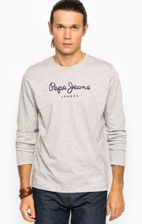 Хлопковая футболка с круглым вырезом Pepe Jeans