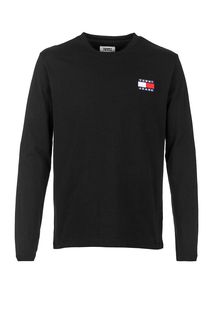 Черная футболка с нашивкой Tommy Jeans