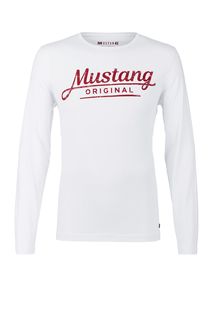 Хлопковая футболка с принтом Mustang