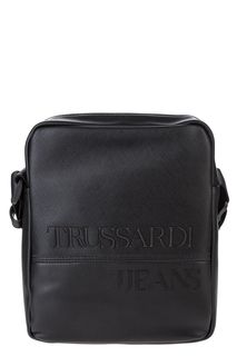 Маленькая сумка с логотипом бренда Trussardi Jeans