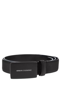 Черный ремень с чехлом для хранения Armani Exchange