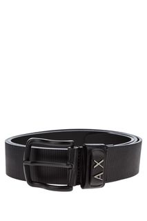 Кожаный ремень в полоску Armani Exchange