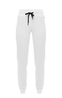 Белые брюки из хлопка с манжетами Dkny