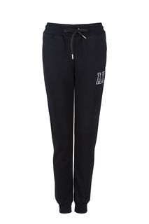 Хлопковые брюки джоггеры с монограммой бренда Armani Exchange