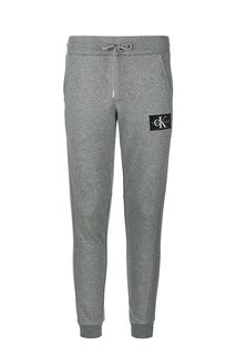 Хлопковые брюки джоггеры в спортивном стиле Calvin Klein Jeans