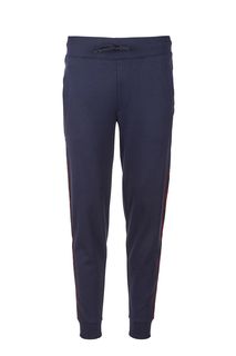 Хлопковые брюки с логотипом бренда Hugo Boss