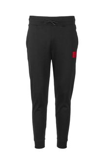 Хлопковые брюки джоггеры с нашивкой Hugo Boss