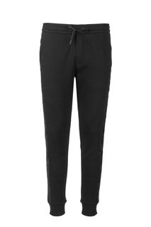 Черные брюки джоггеры с нашивками по бокам Calvin Klein Jeans