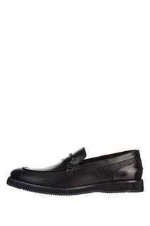 Лоферы из натуральной кожи черного цвета M.Shoes