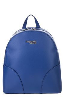 Рюкзак синего цвета с широкими лямками Trussardi Jeans