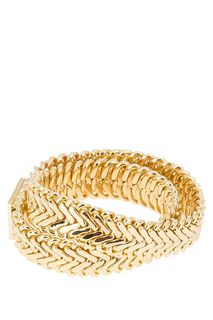 Кольцо-цепочка золотистого цвета Cosmos