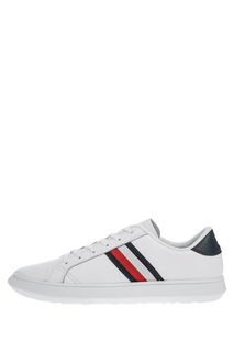 Белые кеды из натуральной кожи Tommy Hilfiger